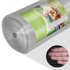 Hardware Cloth 1/4 Inch 48 x 100 ft 23 gauge Hot Dipped Galvanized After Weld…