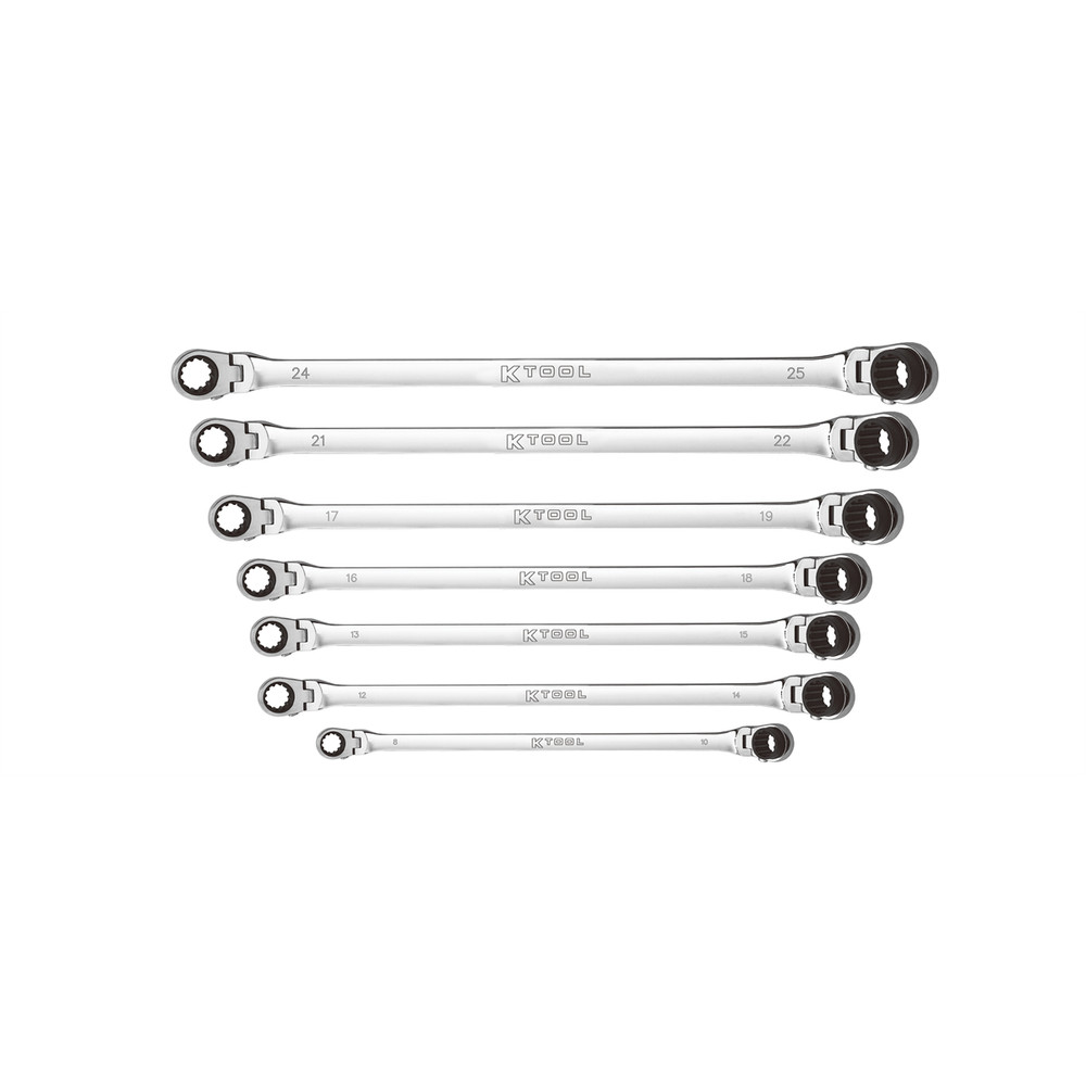 K Tool International DBM10DBM4 K Tool International Wrench Set 7 Piece Metric Ra