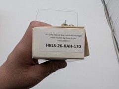 Ilco Safe Deposit Box Lock A402 RH Right Hand Double Big Nose 3 Keys A4021000441