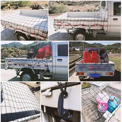 Kayphyeo Cargo Net Set, 4x6FT Bungee Truck Bed Net Stretchable to 8… Fast Ship