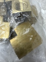 Qty=5, Hi-Line (Danfoss) 3500X8, 1/2″ FPT x 1/2″ FPT 90° Brass Pipe Elbow