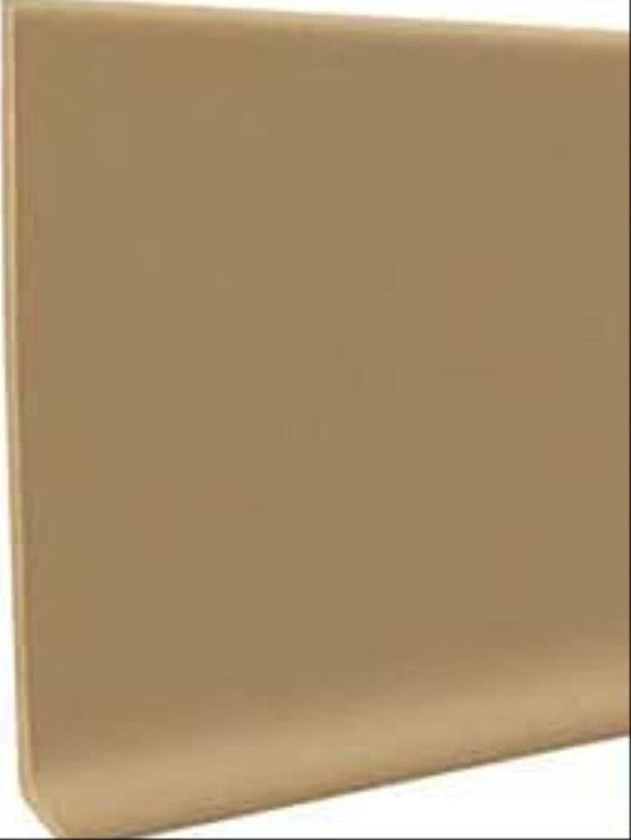 Roppe 4 In. x 4 Ft.Cove base- 172 Champagne -12 ft