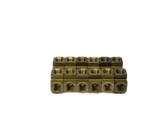 (12) NOS Parker 1/8” x 1/8” x 1/8” x 1/8″ FNPT Brass Cross Pipe Fittings 2205P-2
