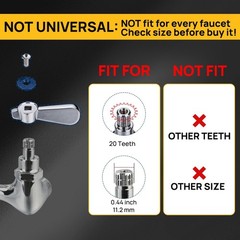 Commercial Kitchen Faucet Replacement Handles – A Pair of , Not Universal