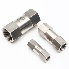 304 stainless steel one-way check valve high pressure one-way check valve 1/8-1