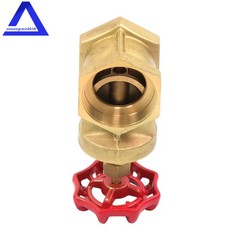 2″ Female NPT DN50 Non Rising Stem Brass Gate Valve Manual Rotary Sluice Valve