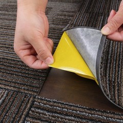 Jutborstp Carpet Tile Tape Double Sided 4 X 4 125 Tabs Per Pack Adhesive