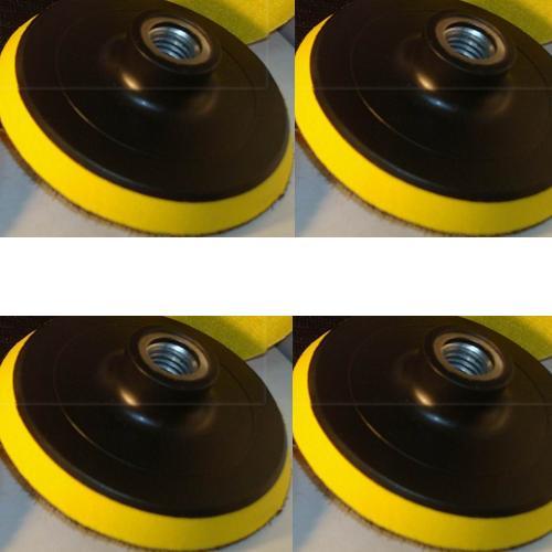 130 Pieces 4″ Back Holder/Backer Pads for Diamond Polishing Pads 5/8″-11 Thread