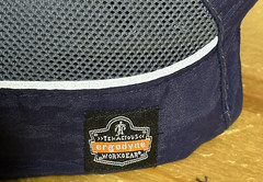ADT Ergodyne 23375 8960 Long Brim Navy Bump Cap w/ LED Lighting Tech