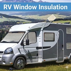 YoleShy Double Reflective Insulation 48 in X 10 FT RV 48in x 10ft, Sliver