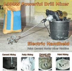 MAXXT 12A Single Paddle Mixer Concrete/Mortar Mixer, 5/8″ Keyed Chuck,Soft Start