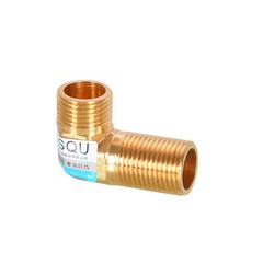 DN15 1/2″ BSP Brass Pipe Fitting 90° Elbow Extension Male/Female Thread Fittings