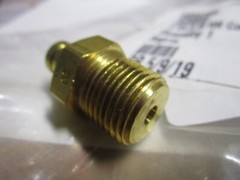 1/4″ Tube x 3/8″ Male NPT Brass Push-to-Connect Air Brake Connector