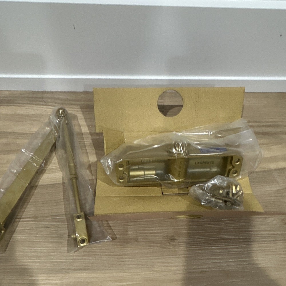 Lawrence Hardware ANSI Grade 2 Self-Closing Door Closer Brass 303 BR