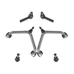 6pc Front Control Arm Ball Joint Tie Rod End Steering Kit Sealed for Dodge