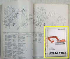 Atlas 1704 R Series 372 Parts List 1994 Spare Parts List Catalogue de pieces