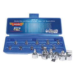 SFP10 VIM Tools Stubby Flat And Philips Set,10Piece 1/4 Inch Square Drive S2 Dr