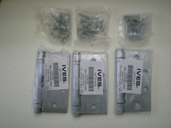 ives Hinge .323 5BB1 4.5″ x 4.5″ Square Corner Ball Bearing ( A BOX OF 3 )