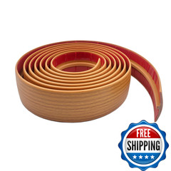 Dailisen 9.84Ft T Molding Flexible Self Adhesive T Shape Floor Transition Strip