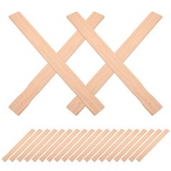 25Pcs Light Brown Paint Stirring Stick Manual Stirring Tool for Home Use