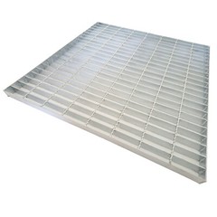 1 Piece 2.6ft*2.6ft Silver Gray Carbon Steel Grille Plate Load-Bearing 3 tons