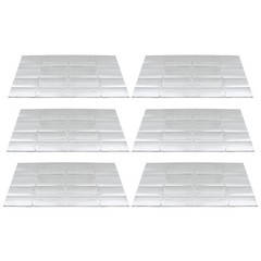 Double Bubble Reflective Insulation Panels 6-Pack 24 × 47.2in For Garage Door