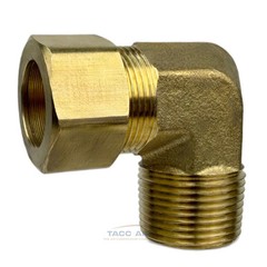 3/4″ Compression x 3/4″ MNPT 90 Degree Brass Compression Elbow Pipe Fitting