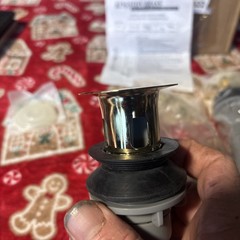 Lot Of 2- Kingston Brass KBP100 1-1/4″ Brass Pop-Up Drain Assembly – Brass