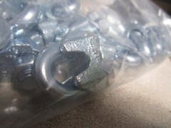 1/4″ Zinc Plated Malleable Wire Rope Clips QTY 25