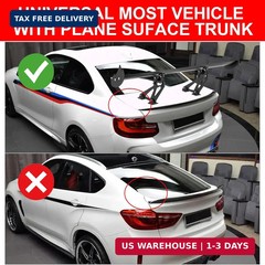 Upgrades Universal Spoiler, 43.3″ Car Spoiler GT Style Trunk Spoiler -Adjustable