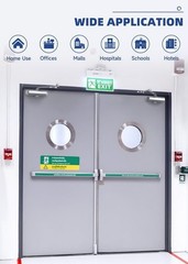 Commercial Grade Hydraulic Door Closer Large Size, Heavy Duty No Slam with Ho…