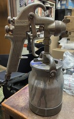 Vintage Binks – Paint Spray Gun with Canister – Model 19