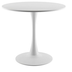 Round Dining Table, 31.5 in Wood Table for 2-4 Person, Modern Circle Furniture,