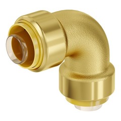 Pipe Fittings, 1/ 2″ 12PCS Brass Pipe Fittings, Elbow Push – Fit Pipe Connector