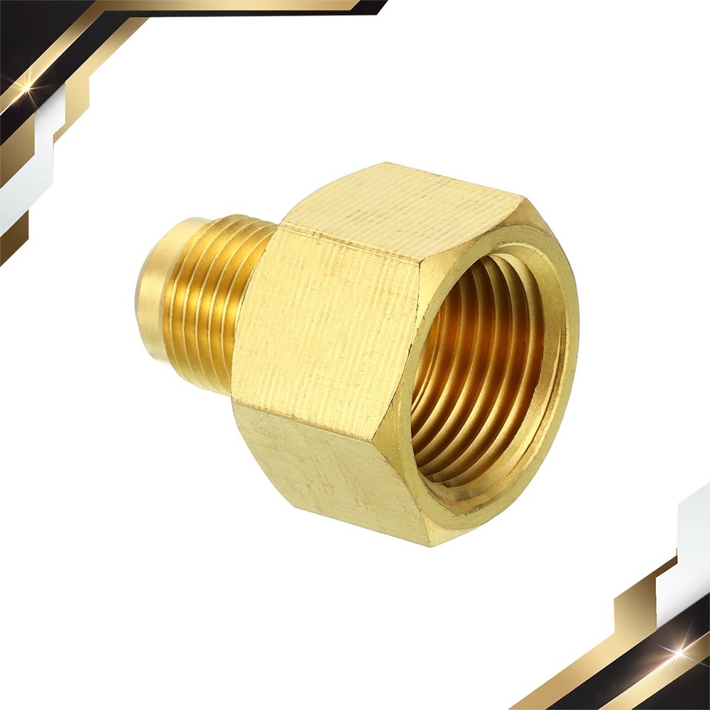 1PCS 5/8″ Female Flare x 3/8″ Male Flare Connector Brass Adapters Reducing