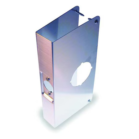 Door Reinforcer, Ss, H 9 X W 4-1/8 In, 1Hfl3
