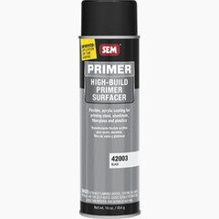SEM 42003, High-Build Primer Surfacer, Black, 20oz Aerosol Can, 1ea