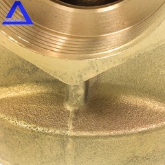 2″ Female NPT DN50 Non Rising Stem Brass Gate Valve Manual Rotary Sluice Valve