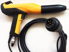 Replacement for Gema 03 OptiFlex2 HQ of electrostatic powder coating sprayer gun