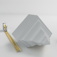 Ekena Millwork MOC03X03BI Outside Corner 3 1/8″P x 3 1/8″W x 7 3/4″H, White