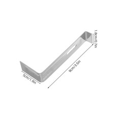 50Pcs Roof Safety Anchor Clips Stainless Steel Tile Non Skid Hooks for Home Use