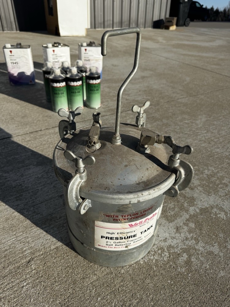 Well Made High Efficiency 2.25 Gallon Paint Casting Pressure Tank Pot BLN