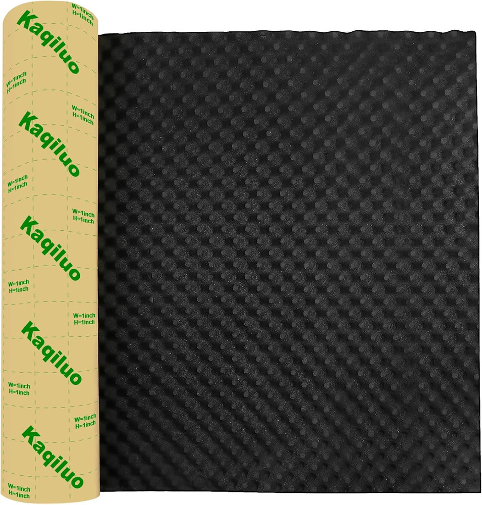 Self-Adhesive Thickened Sound Insulation Egg Crate Foam 13.99 Sqft X 1.77In Thic