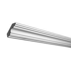 4-1/8in Face x 3in H x 3in Proj, Primed White Polyurethane, Crown Moulding,