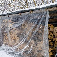 MD Building Products Clear Vinyl Sheeting Roll Heavy Duty Plastic Film 27 Ft USA