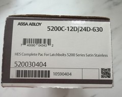 ASSA ABLOY HES 5200C Electric Strike Complete Pac 5200C-12D/24D-630 NEW