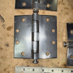 3x Hager Door Hinges BB1279 Full Mortise Ball Bearing Hinge 4.5″ x 4.5″ US 26D