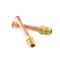 SAE 1/4″ 3/8″ Flare Connector Copper Tube Brass Pipe Fitting Connector 2PCS