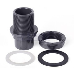 20-63mm ID UPVC BulkHead Fish Tank Fitting Water Pipe Joint Adapter Connector