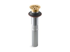 Kohler, 7129-2MB, Lavatory Grid Drain Less Vibrant Brushed Moderne Brass